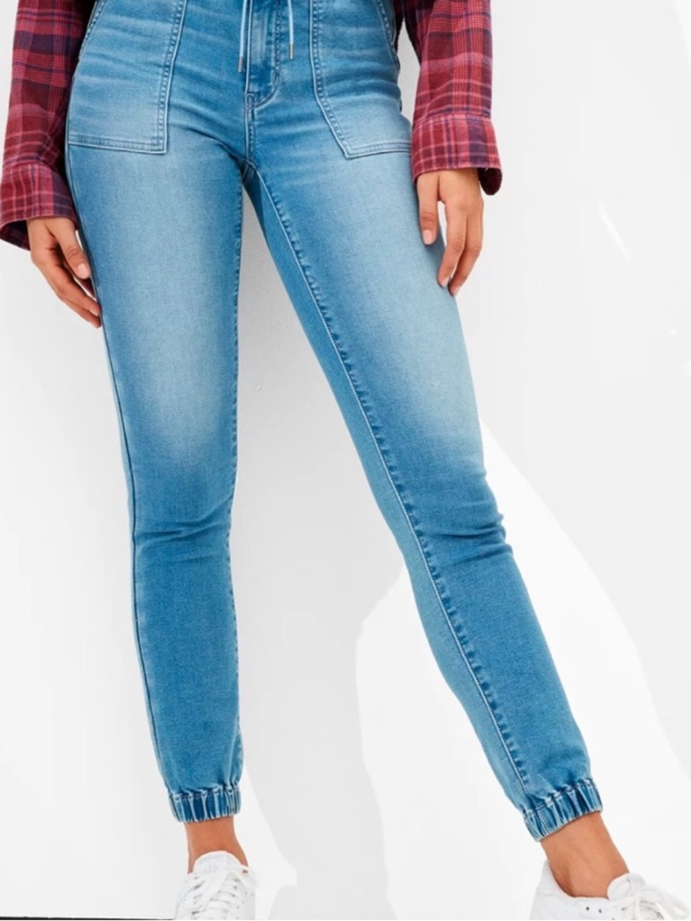 American Eagle Cozy Next Level Soft Knit High Waisted Jogger - Size 12